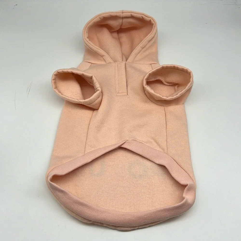 Sydney & Co. Hocus Pocus Dog Hoodie‎ Pet Costume Apparel Pastel Peach Medium